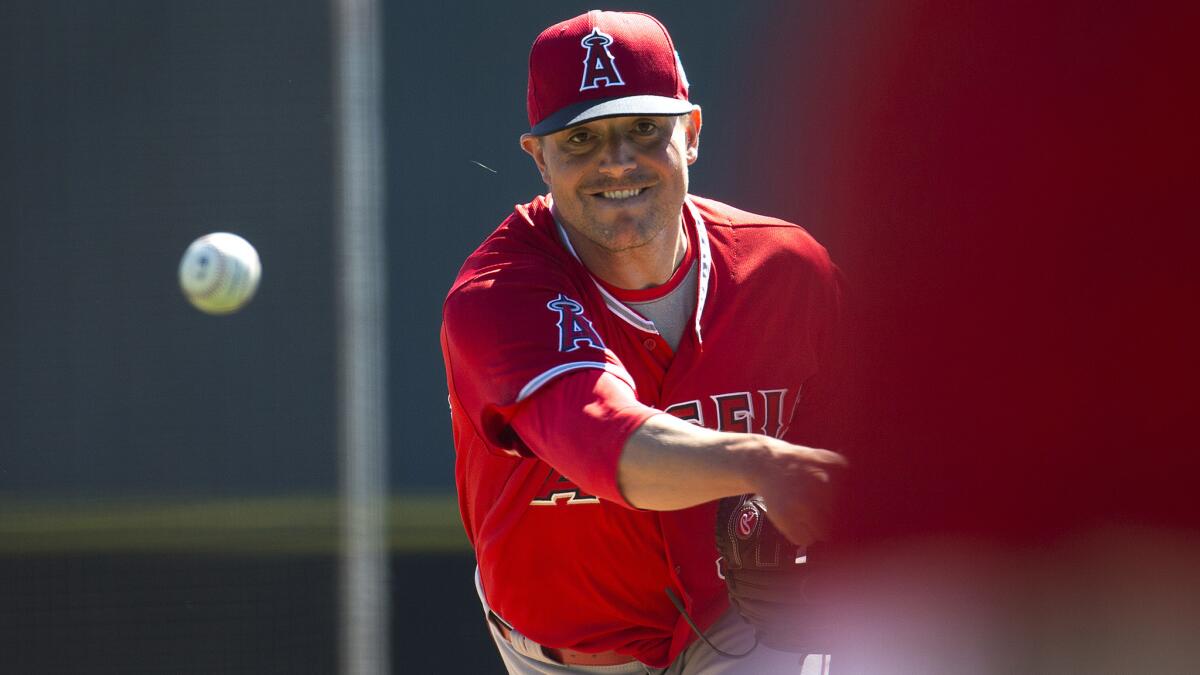 Angels reliever Joe Smith has added a changeup to his fastball-slider mix.