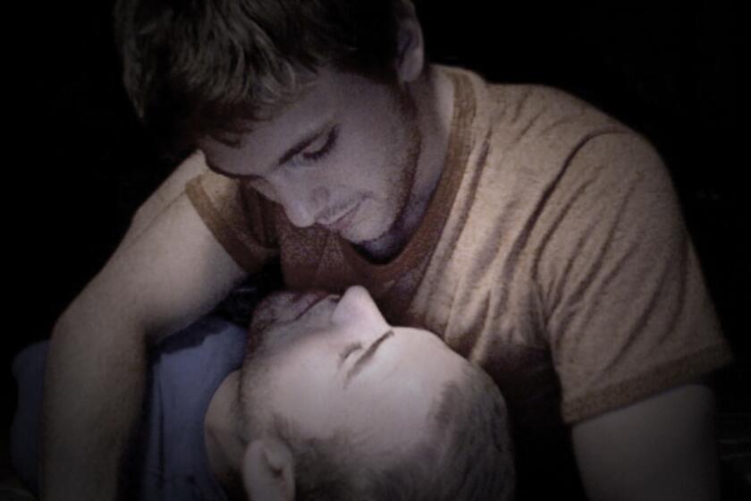 A scene from the documentary "Bridegroom," a documentary about Shane Bitney Crone's plans to marry Tom Bridegroom in California after the same-sex marriage law is passed. Crone's plans take a tragic turn when his partner of six years is killed in an accident and his family bars Crone from attending the funeral.