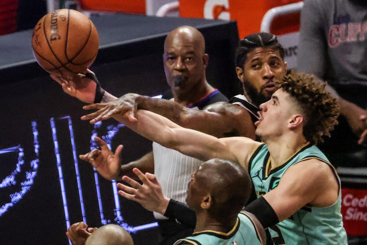 Hornets' LaMelo Ball selected NBA Rookie of the Year 