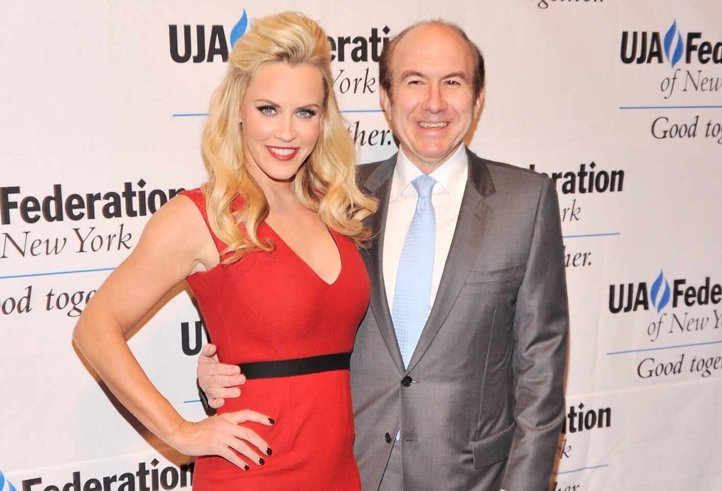 Putting her comedic skills to the test, McCarthy began hosting "The Jenny McCarthy Show" on VH1. It was a pop-culture talk show featuring guests such as Nicole "Snooki" Polizzi, Lil Jon and Bar Refaeli. McCarthy is shown here with Philippe Dauman, chief executive of Viacom Inc.