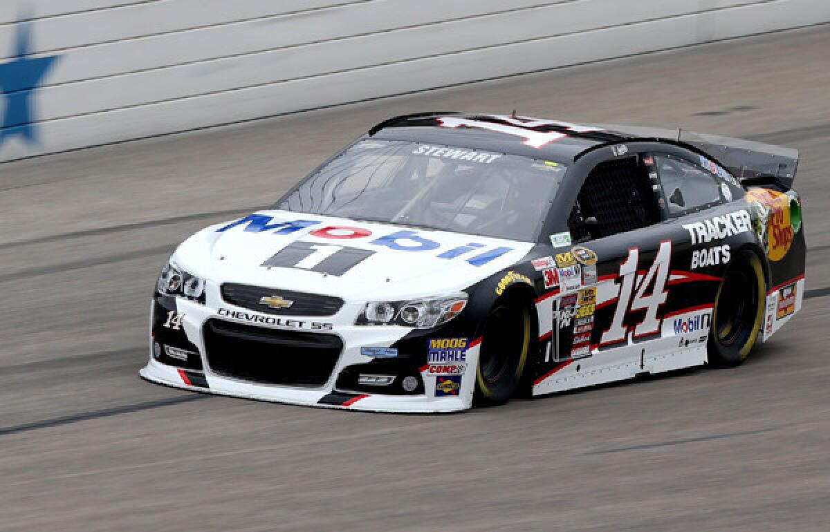 NASCAR driver Tony Stewart makes takes part in qualifying Saturday at Texas Motor Speedway.