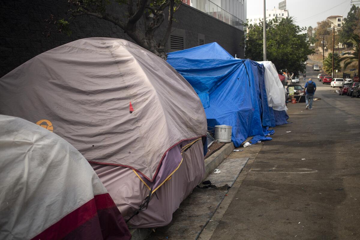 Homeless deaths in L.A. dropped, but many are dying from drugs