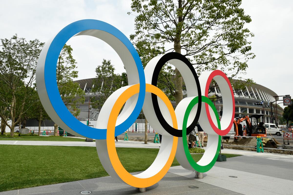 The new National Stadium built for the now-postponed Tokyo 2020 Olympics.