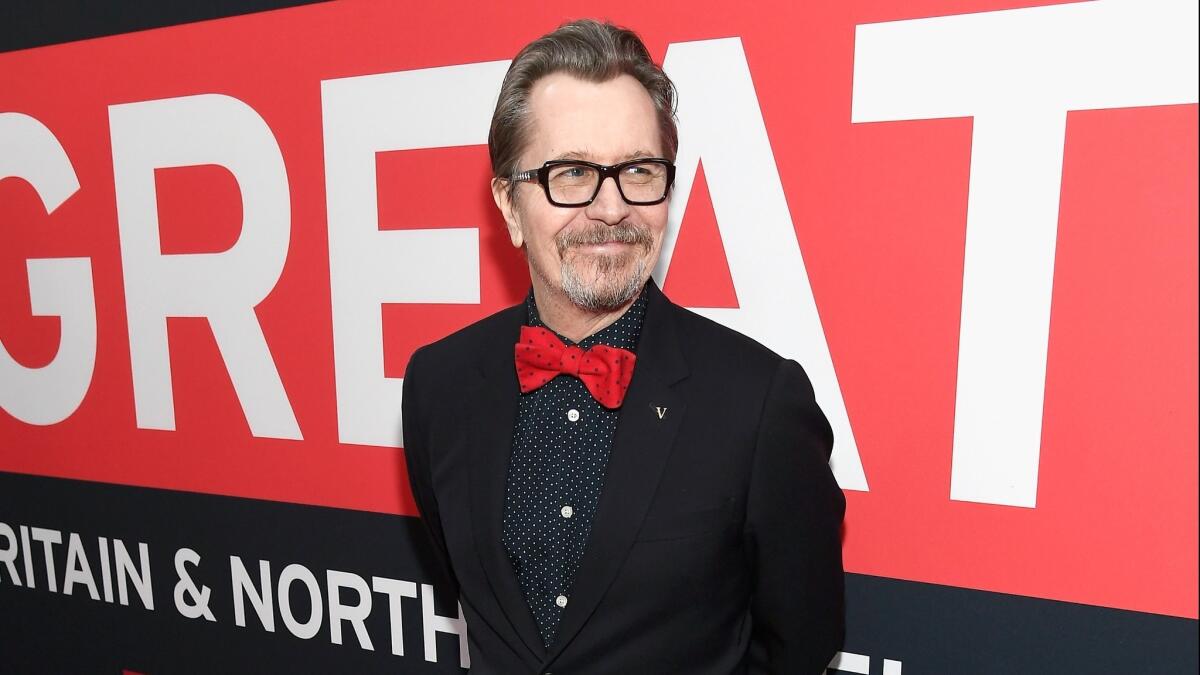 English actor and "Darkest Hour" star Gary Oldman attends the Great British Film Reception on Friday in Los Angeles honoring British nominees of the 90th Academy Awards.