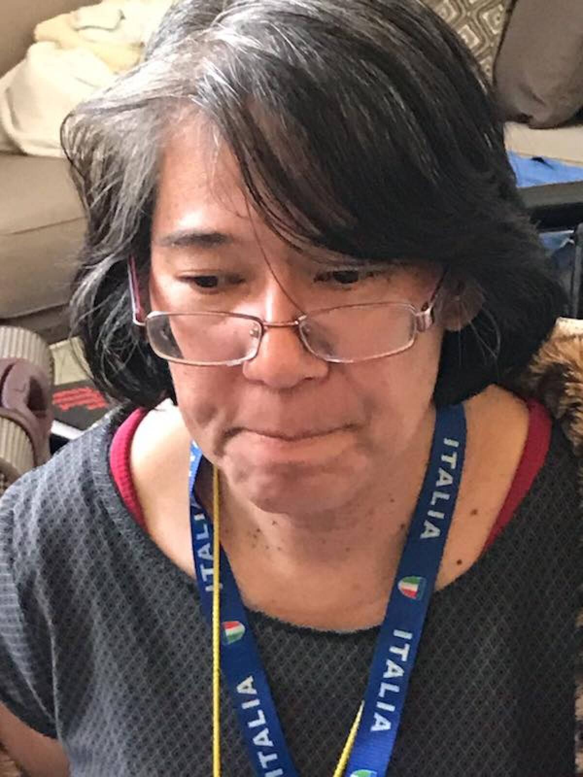 Aileen Caringal, 56, was arrested on suspicion of kidnapping and trespassing. 