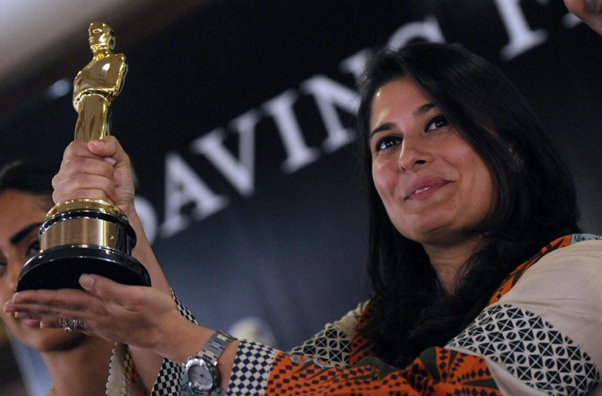 Pakistani director Sharmeen Obaid-Chinoy won an Oscar in 2012 for "Saving Face."