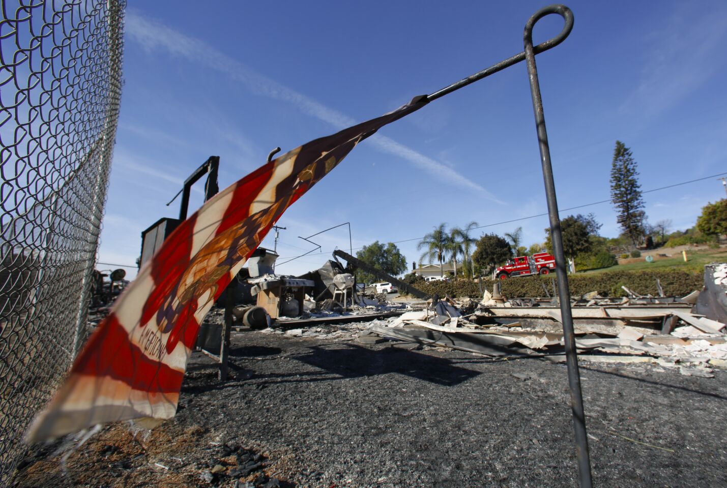 Homes lost on Wrightwood Road in Bonsall