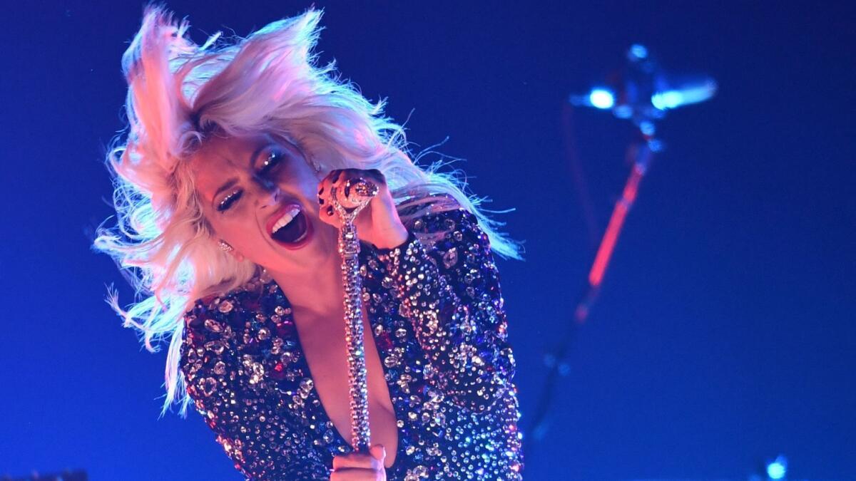 Lady Gaga performs a visceral rendition of "Shallow" at Sunday's Grammy Awards.