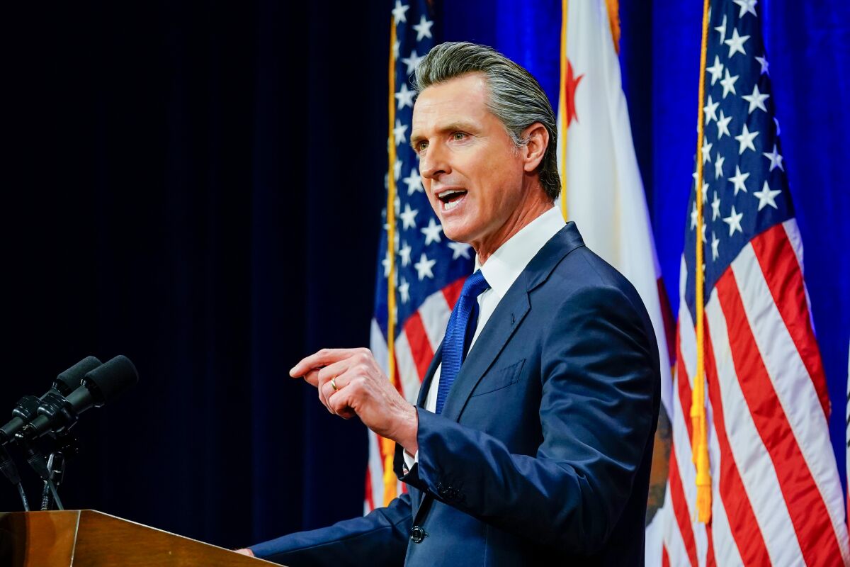 California Gov. Gavin Newsom