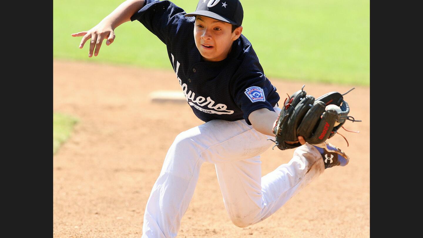 Photo Gallery: Crescenta Valley 11-year-old majors beats Vaqueros in District 16 Little League championship