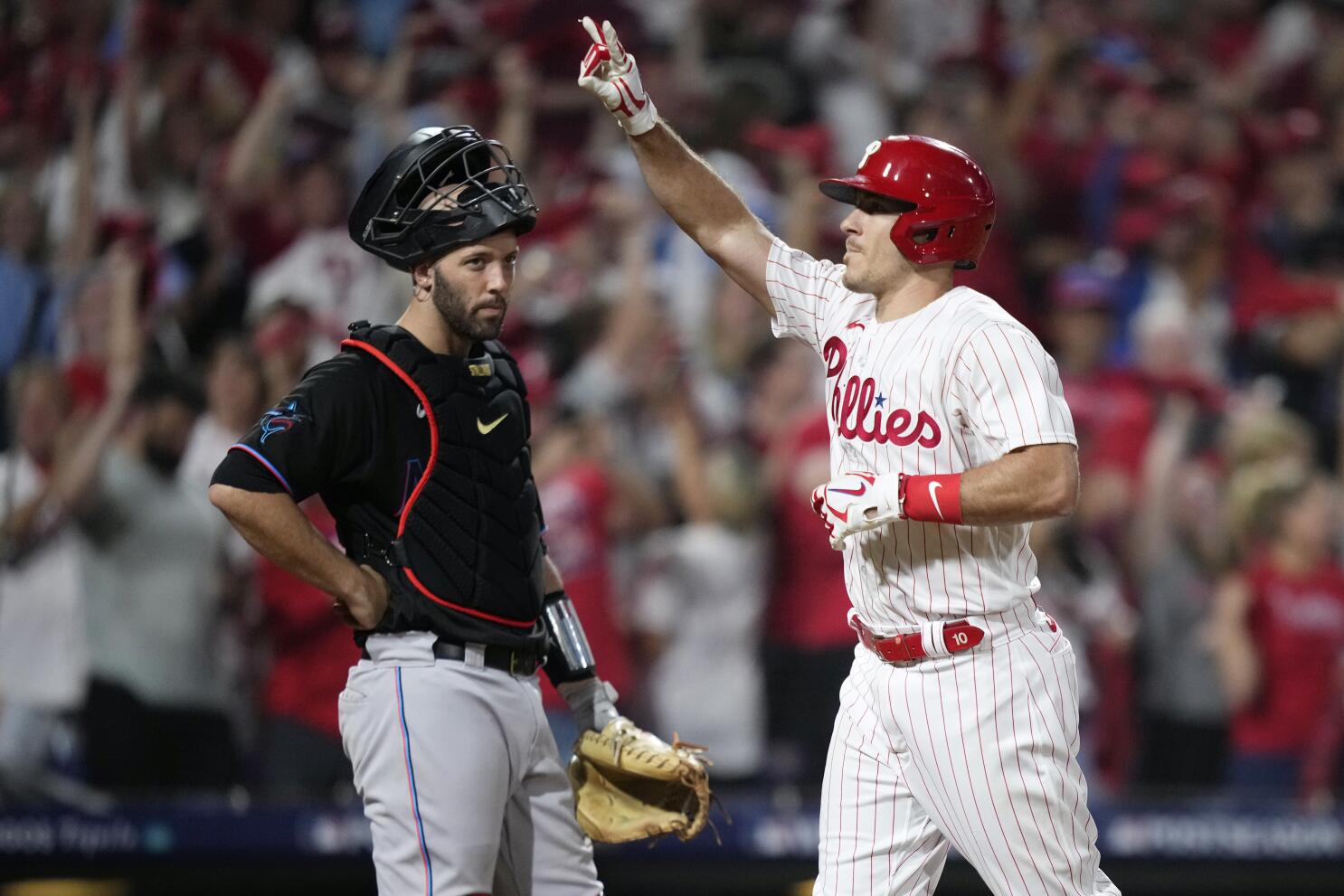 Phillies handle Marlins 7-1 in NL Wild Card Series sweep