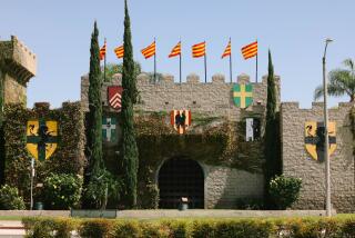 Orange County, CA - September 20: The Medieval Times' Buena Park location is seen on Tuesday, Sept. 20, 2022 in Orange County, CA. (Dania Maxwell / Los Angeles Times)