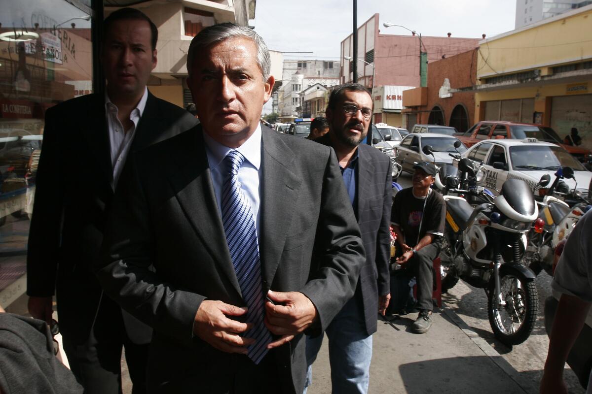 Former Guatemalan President Otto Pérez Molina.