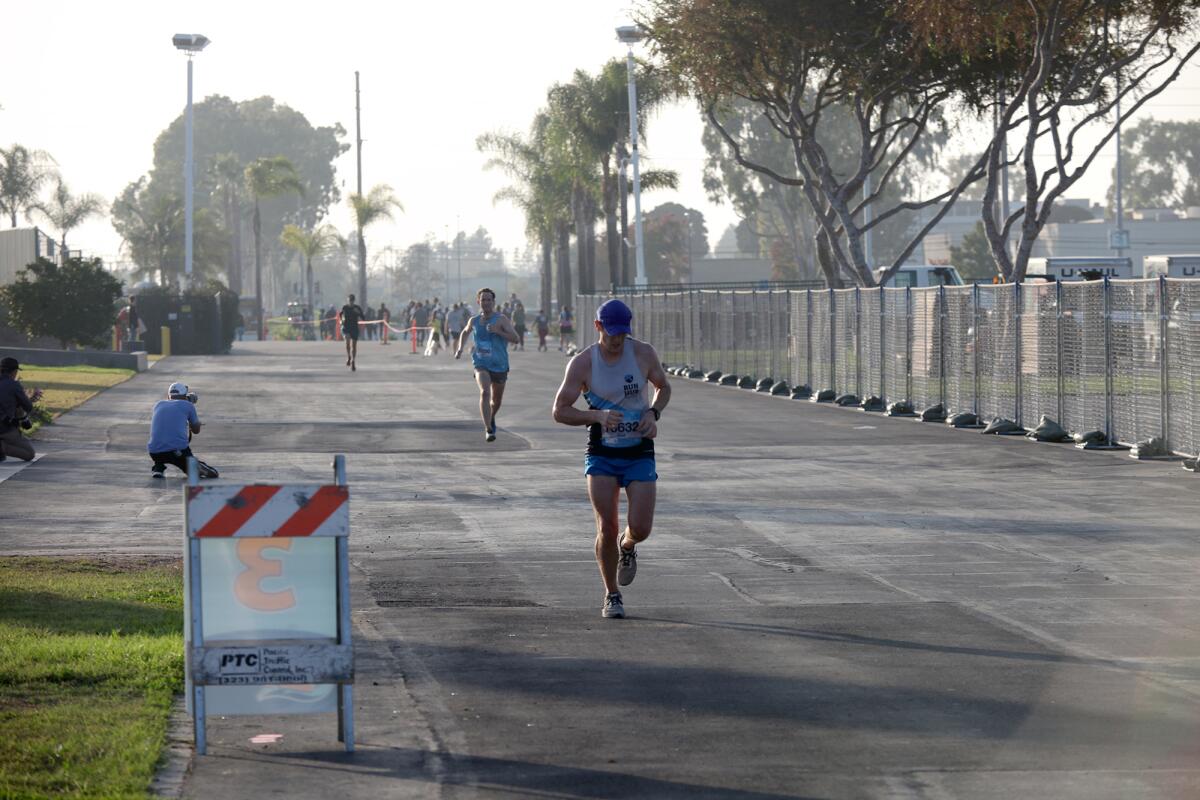 The fastest runners take the lead during the O.C. 5K Run/Walk. 