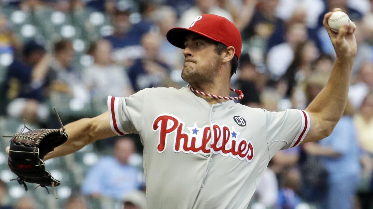 Don't expect to see Philadelphia Phillies pitcher Cole Hamels in a Dodgers uniform this season.