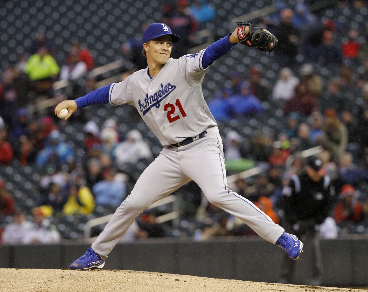 Zack Greinke is off to a teriffic start for the Dodgers.