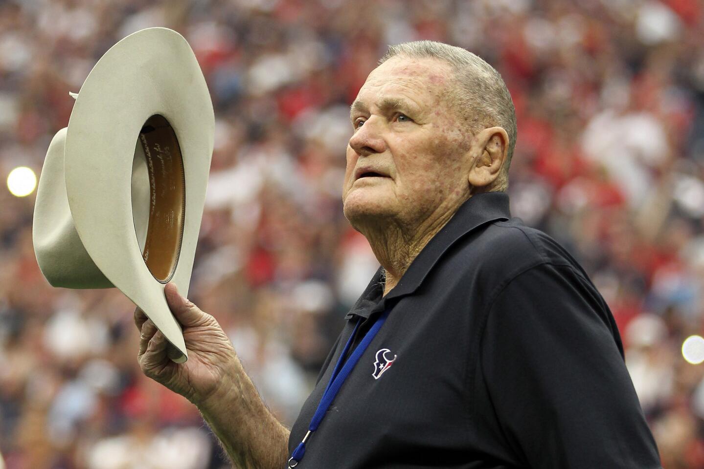 Oail Andrew "Bum" Phillips was the former coach of the Houston Oilers from 1975-1980. He turned the losing team around before coaching the New Orleans Saints. He passed away October 18, 2013 at age 90.