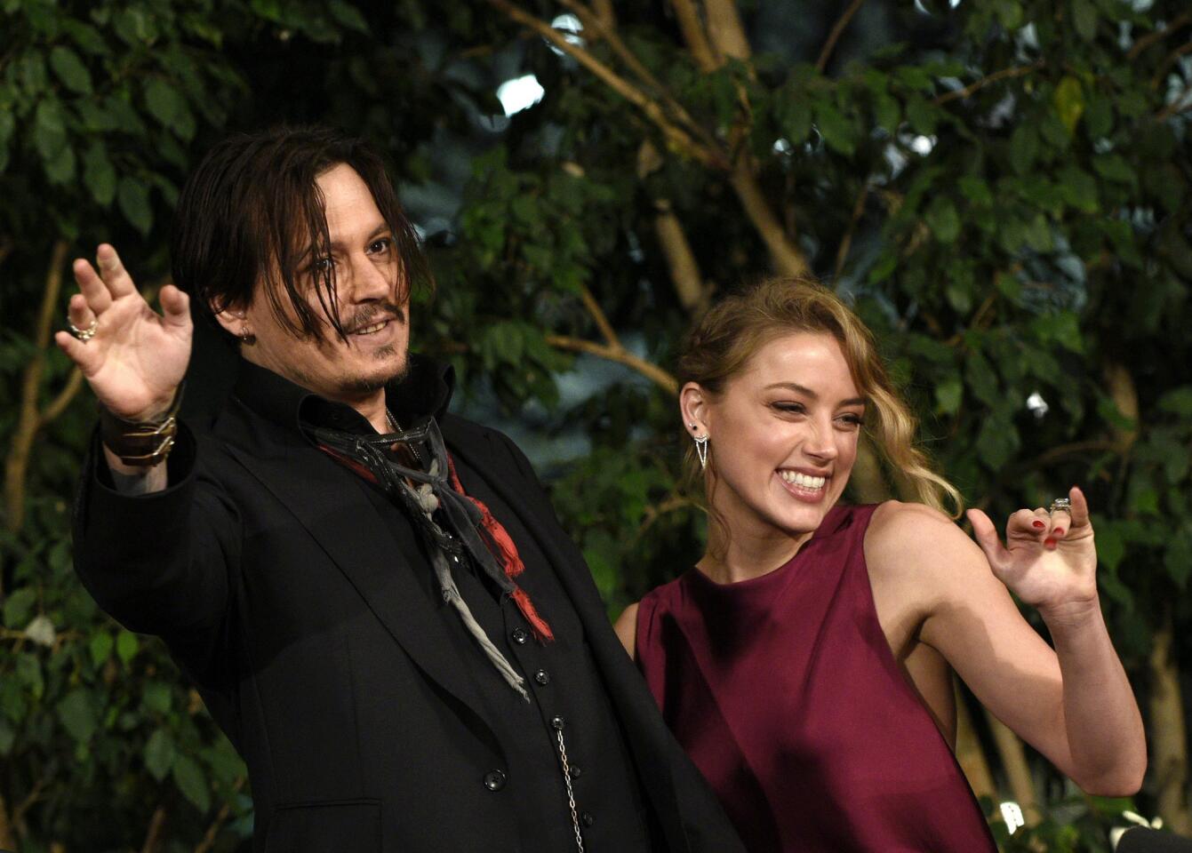 Celebrity weddings & engagements | Johnny Depp and Amber Heard
