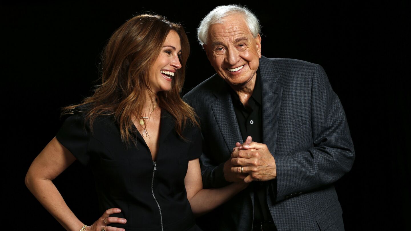 Celebrity portraits by The Times | Julia Roberts and Garry Marshall