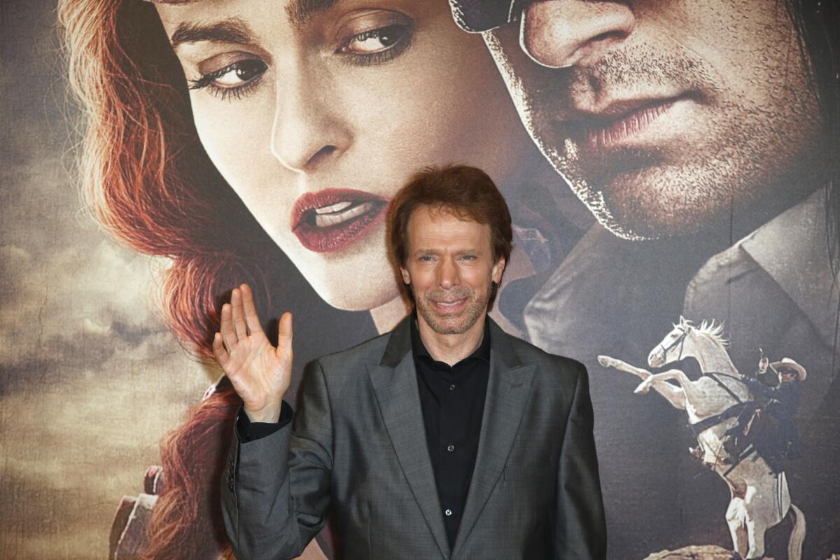 Producer Jerry Bruckheimer at the French premiere of "The Lone Ranger."