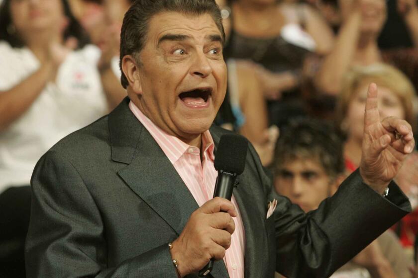 Mario Kreutzberger, also known as Don Francisco, during a taping of "Giant Saturday," or "Sabado Gigante," in Miami in 2006.