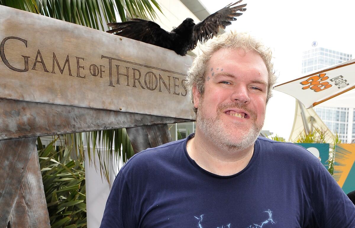 Kristian Nairn, who plays Hodor in "Game of Thrones," confirms he's gay.