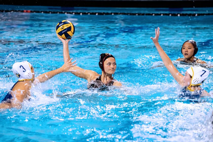 Bishop's Girls' Water Polo;s Julia Bonaguidi playing for the US National Team.