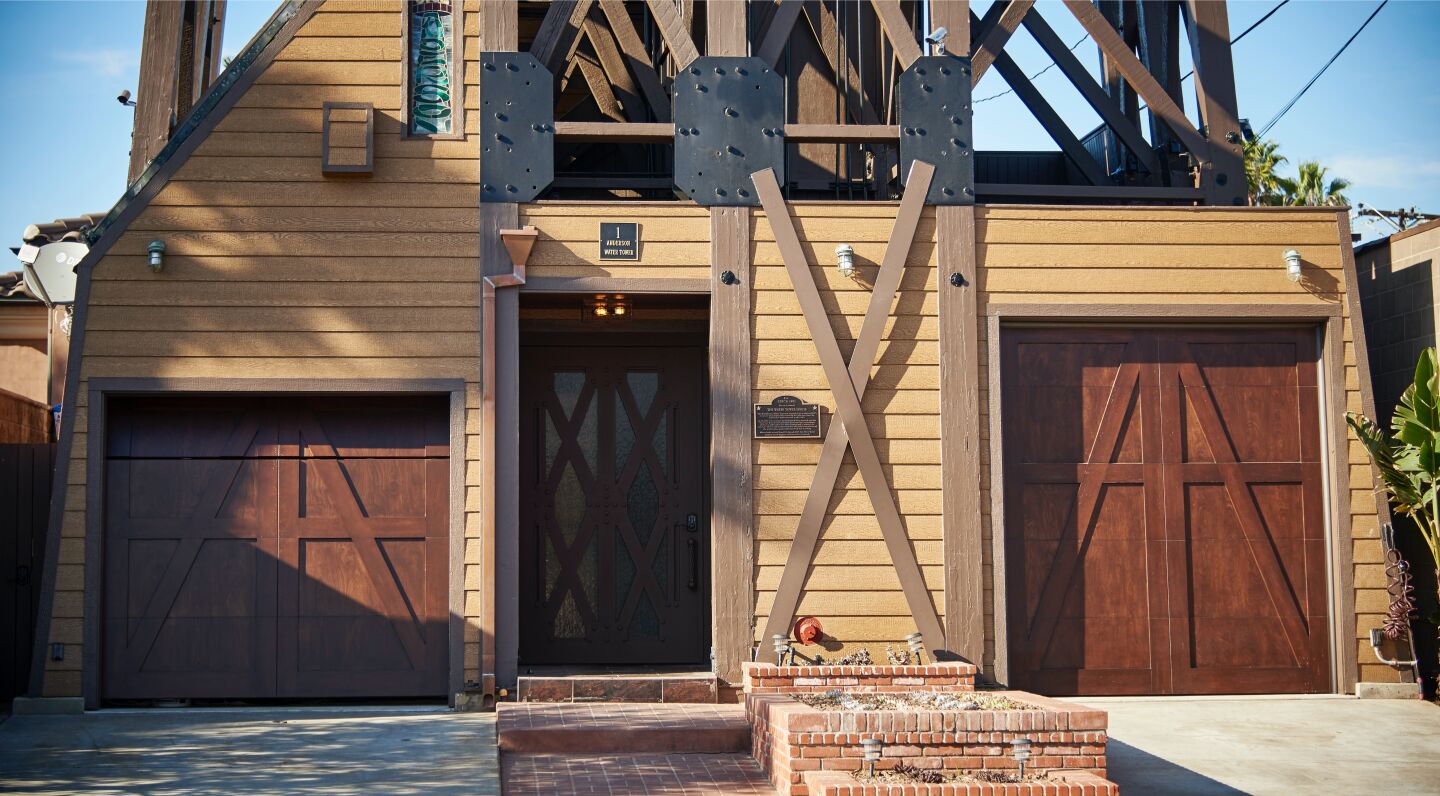 The front door.