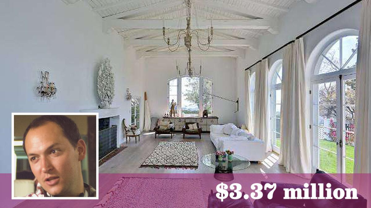 French film director Louis Leterrier has purchased a Spanish Colonial Revival-style home in the Hollywood Hills for $3.37 million.