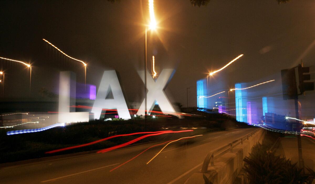 Two brief power outages caused disruptions Sunday at Los Angeles International Airport.