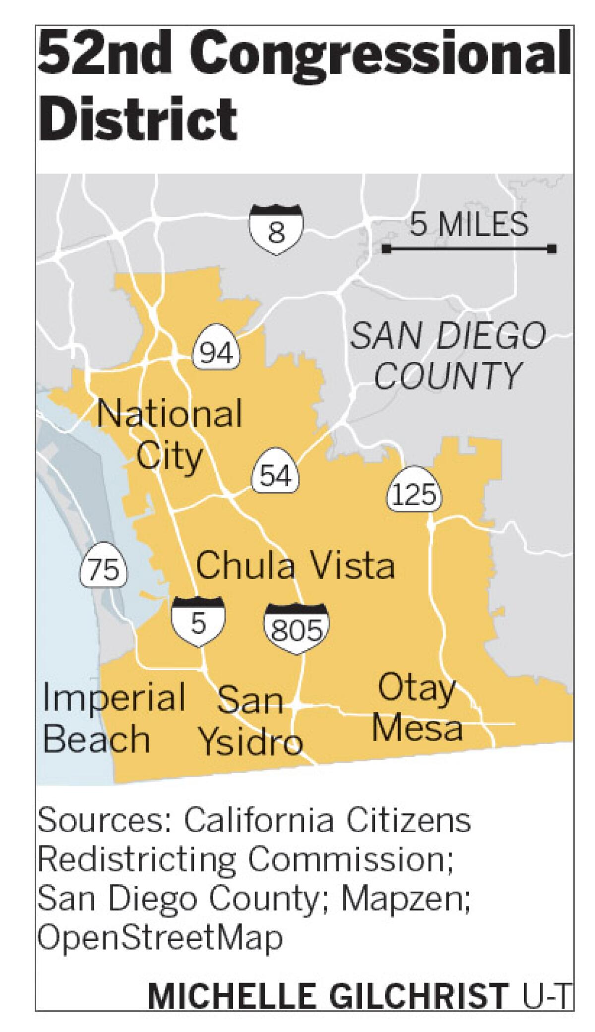 52nd congressional map