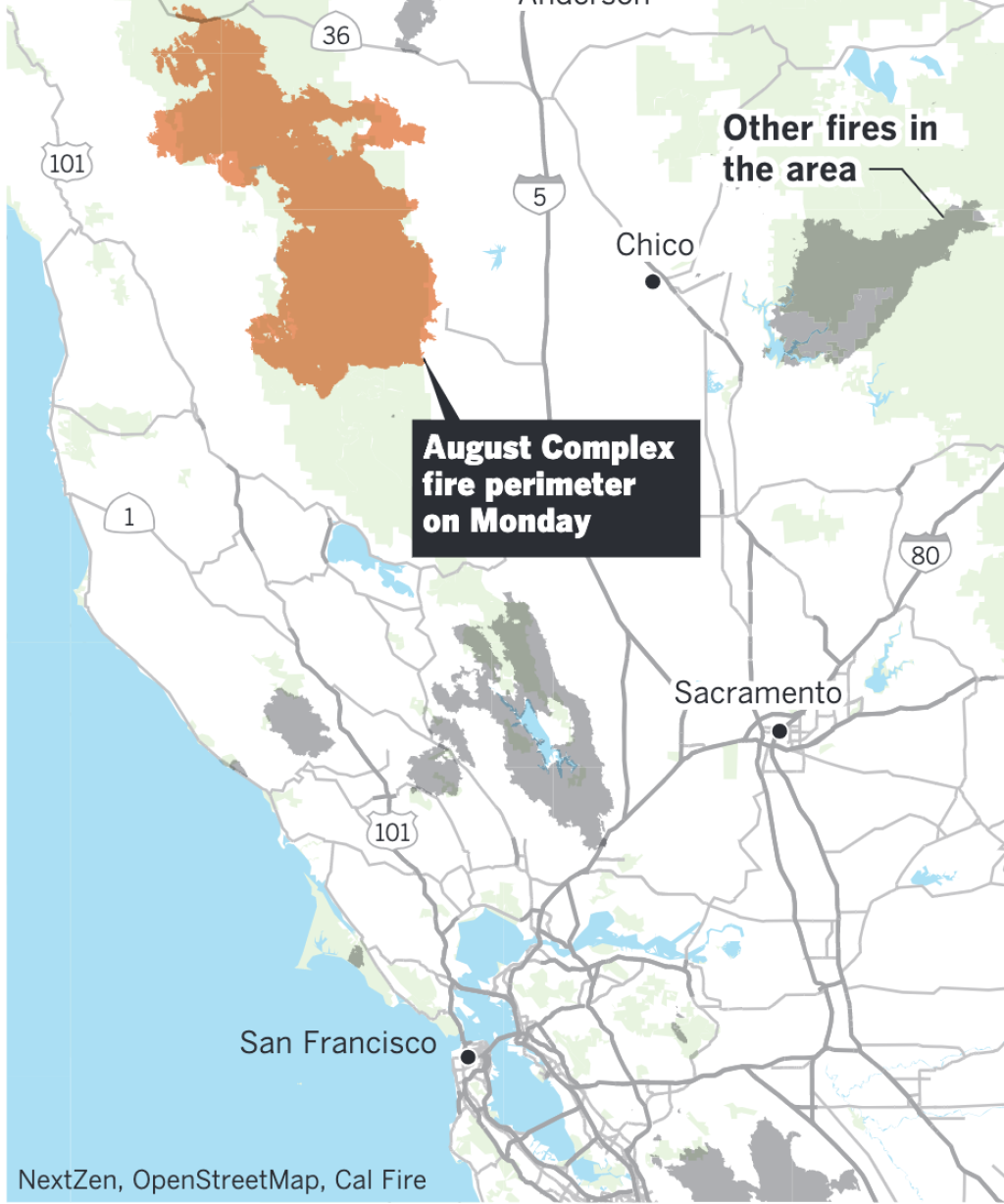 Complex Fire The implications of California's first million-acre wildfire - Los ...