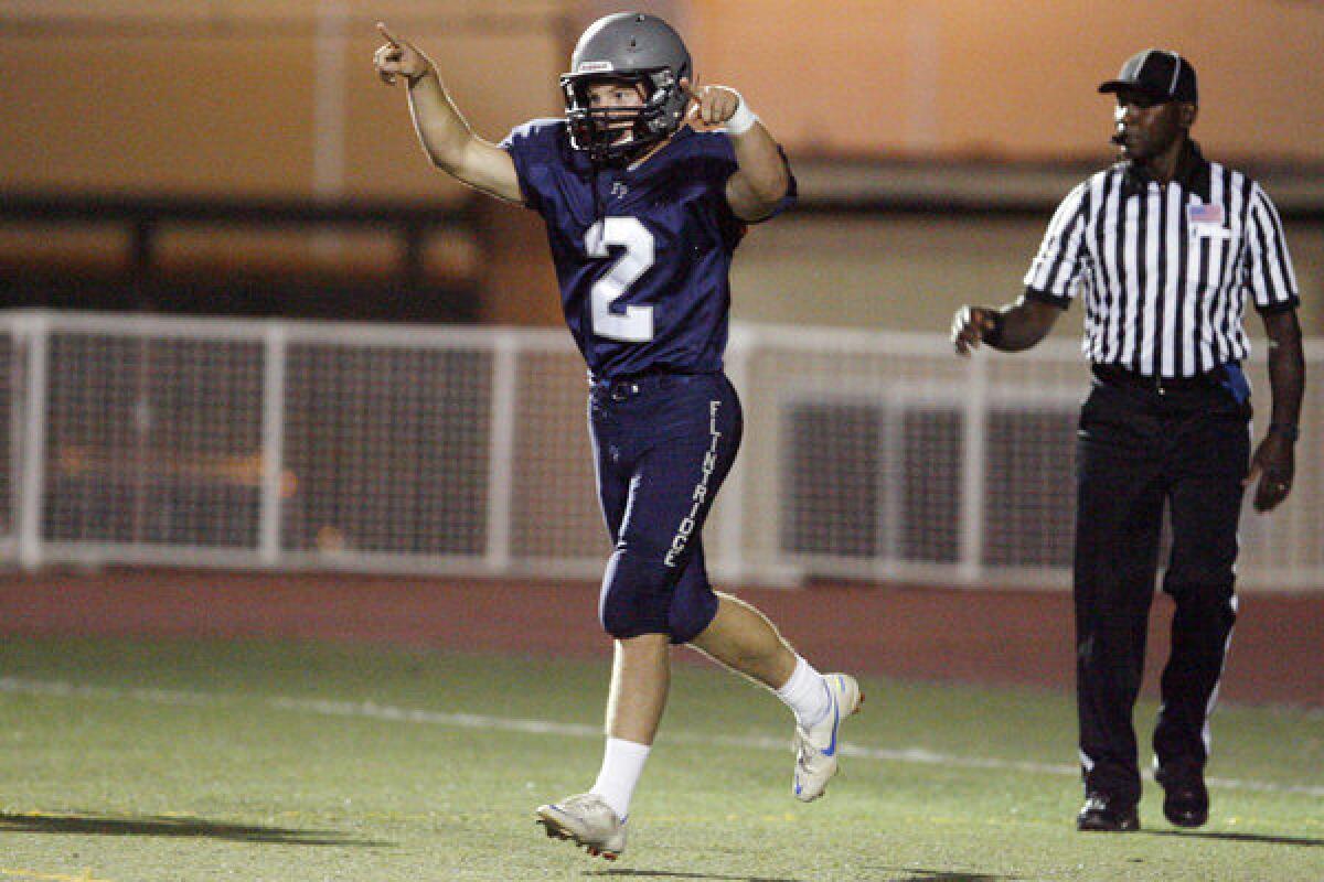 ARCHIVE PHOTO: Kurt Kozacik is one of two Flintridge Prep running backs (Stefan Smith is the other) to rush for more than 1,000 yards this season.