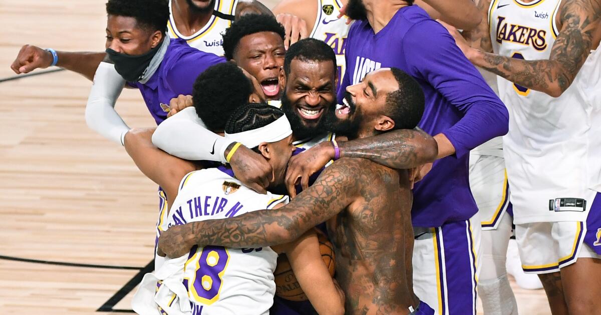 The Los Angeles Lakers Win the 2020 NBA Championship