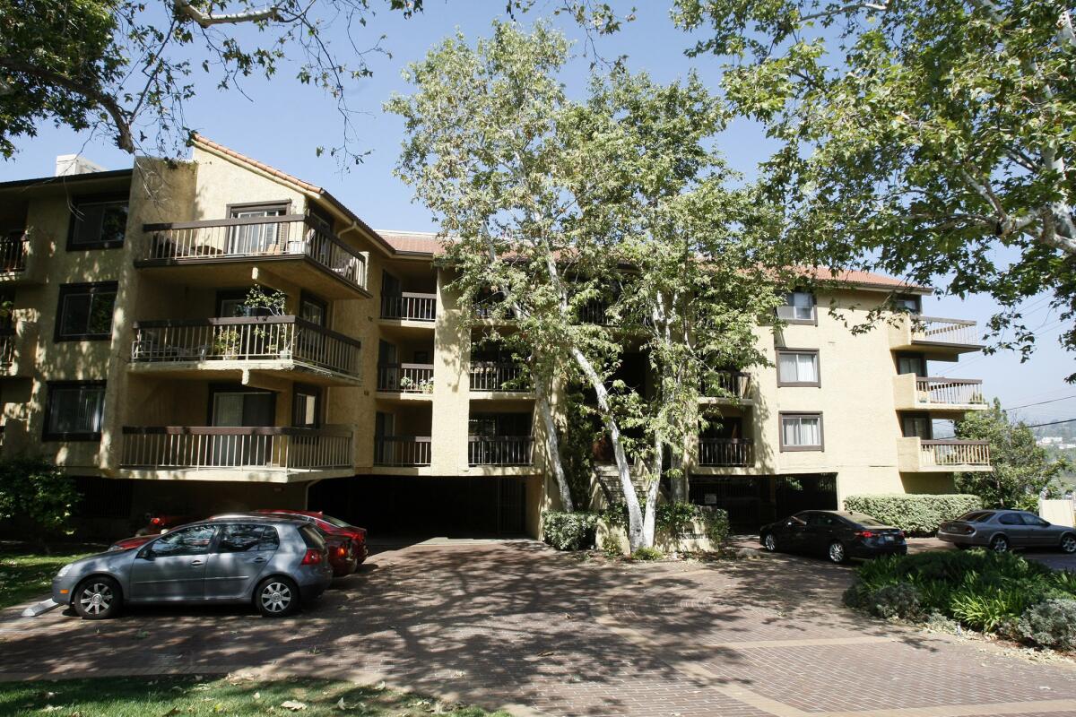 The condo where former Glendale mayor and convicted felon John Drayman lives on Stancrest Dr. in Montrose, on Wednesday, April 16, 2014, where he will serve the remainder of his sentence after eight days in jail.