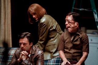 A DIFFERENT MAN - ADM_02 (L-R) Sebastian Stan, Renate Reinsve, Adam Pearson Credit: By Matt Infante. Courtesy of A24.