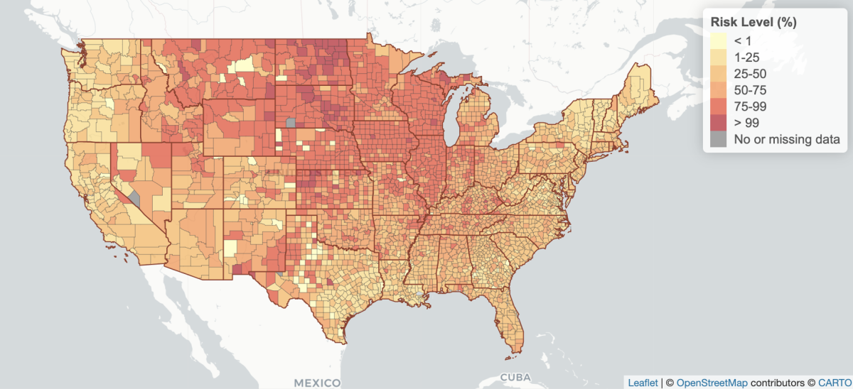 Smart thermometer fever map may help forecast spread of covid-19