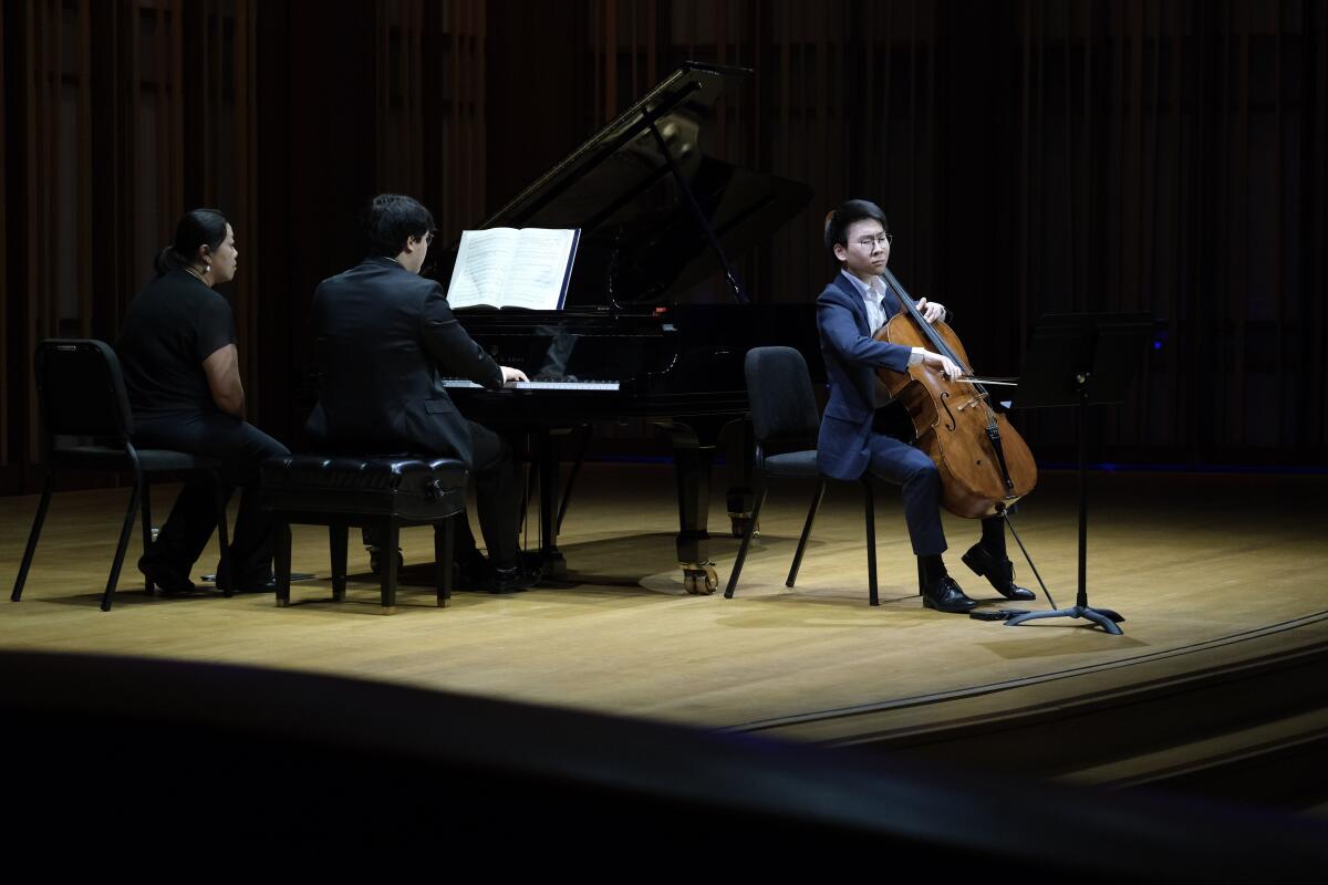Young artists from the Colburn School’s Conservatory of Music will perform onstage as part of La Jolla Music Society's winter