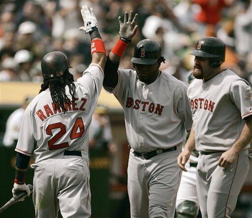 David Ortiz, Manny Ramirez lead Red Sox' win - The Boston Globe