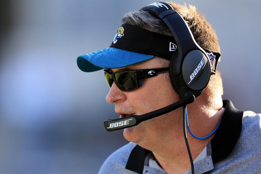 Doug Marrone served as the Jaguars' interim coach for two games after Gus Bradley was fired in December.