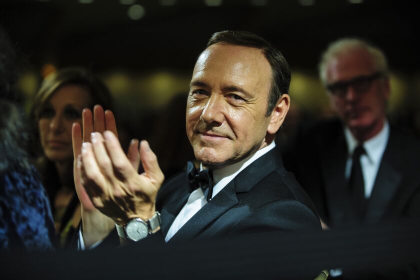 Actor Kevin Spacey attends the White House correspondents' dinner.