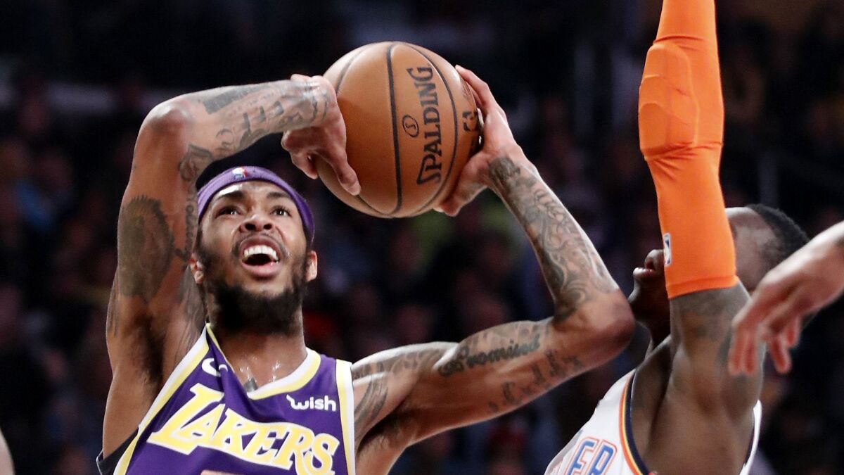 Lakers forward Brandon Ingram has the most potential to develop into a star player, according to a majority of scouts who discussed the topic.