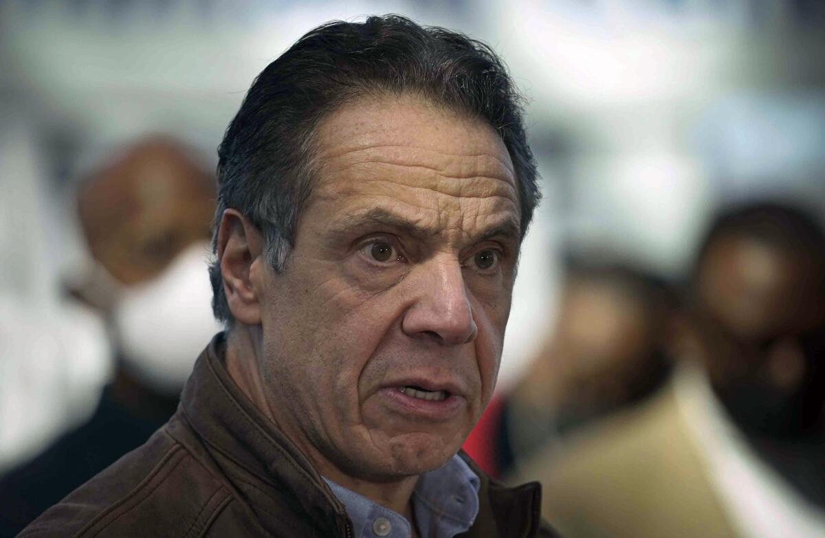 New York Gov. Andrew Cuomo.