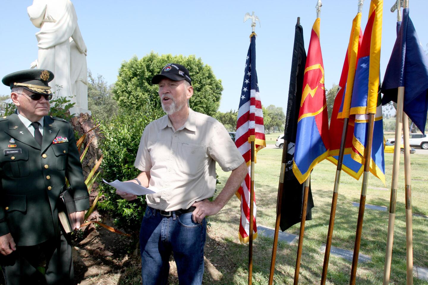 Photo Gallery: Glendale hero gets a grave marker 50 years to the day of his death in the Vietnam War