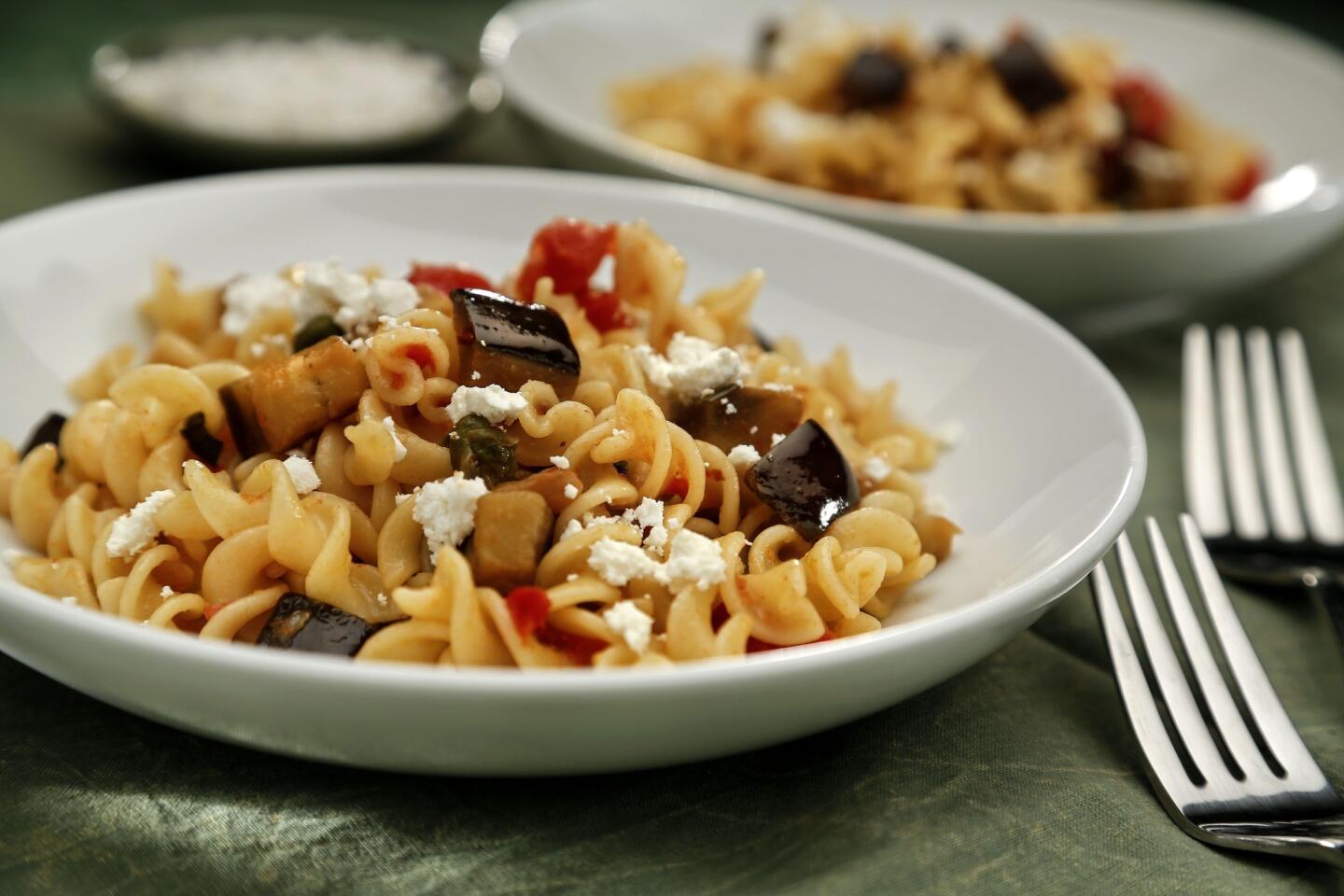 Gorgonzola Pasta with Leek, Pancetta & Mushrooms