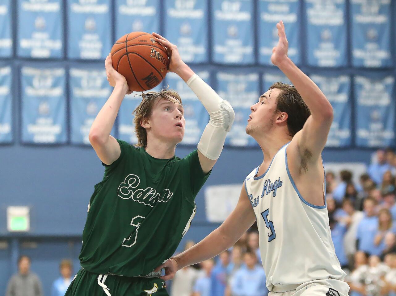 Photo Gallery: Edison vs. Corona del Mar in boys’ basketball