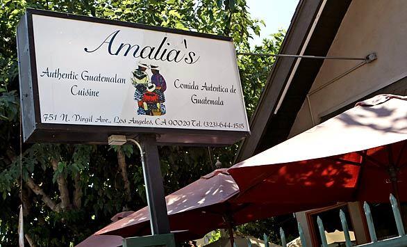 Amalia's Restaurant in Los Angeles showcases owner Amalia Zuleta's refined Guatemalan cooking.