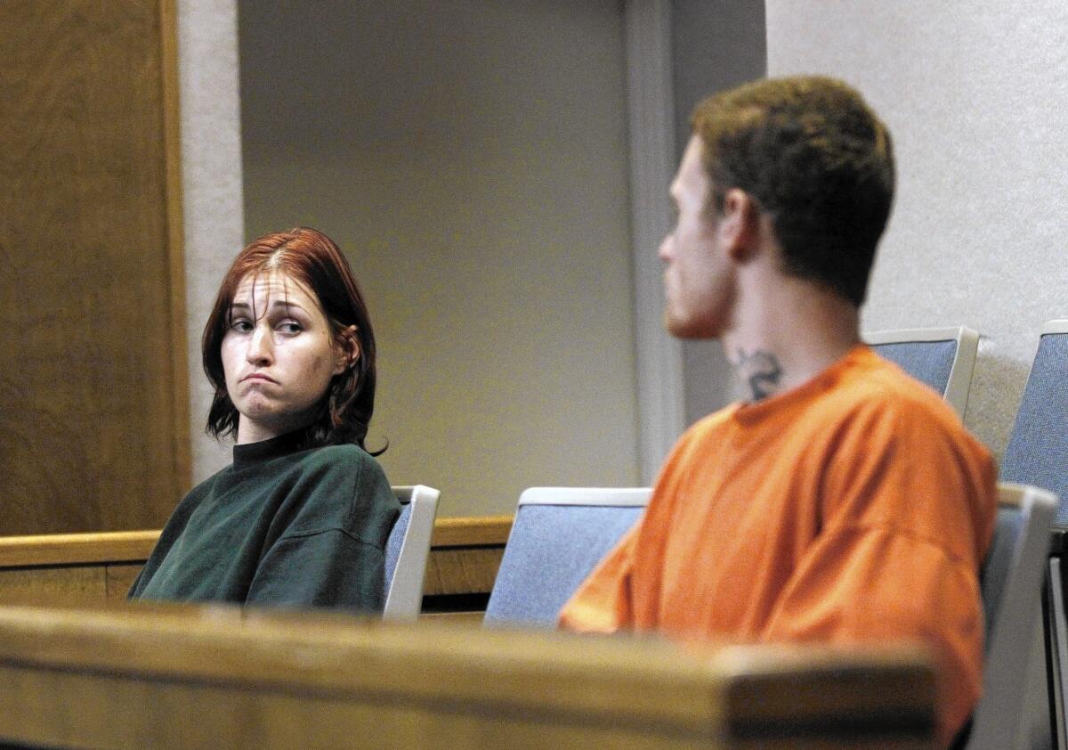 Holly Ann Grigsby and David Joseph Pedersen appear in Yuba County Superior Court in Marysville, Calif., in 2011.