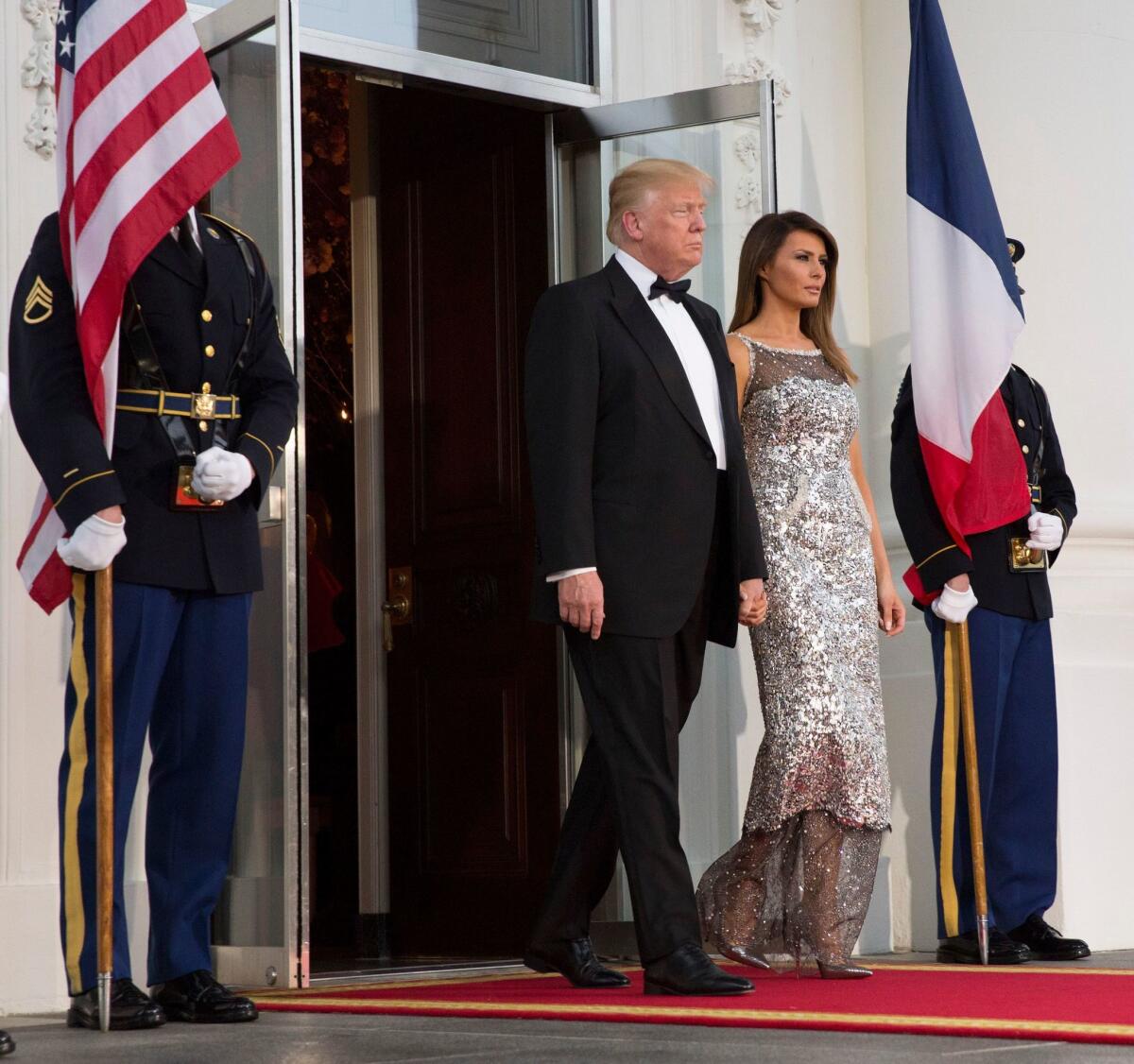 President Trump and First Lady Melania Trump.