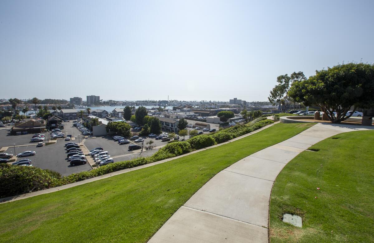 Views from John Wayne Park looking down on West Coast Highway.